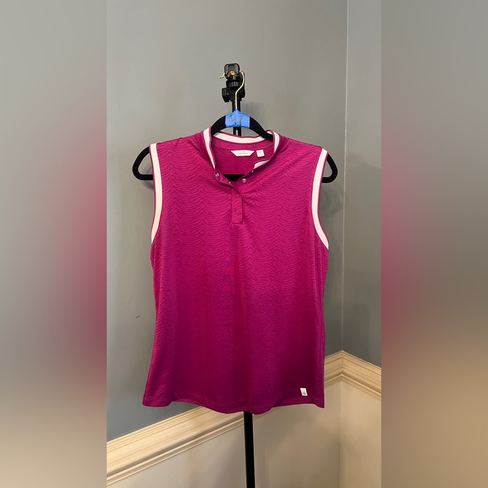 Lady‎ Hagen Fuchsia Sleeveless Golf Tee